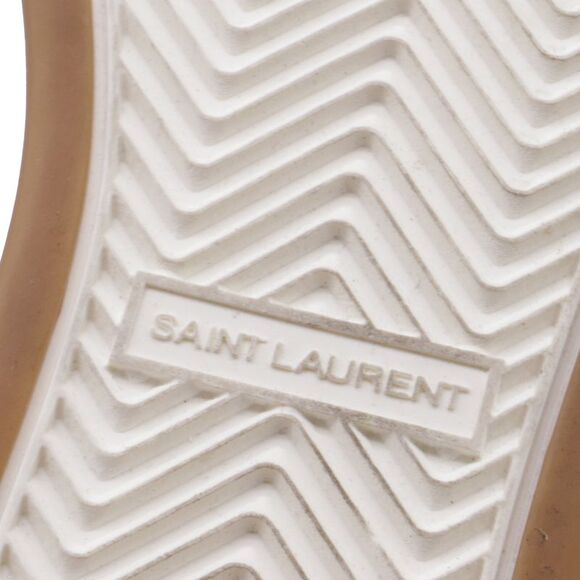 Saint Laurent SL/61 Low-Top Sneakers in White Leather - Picture 8 of 10